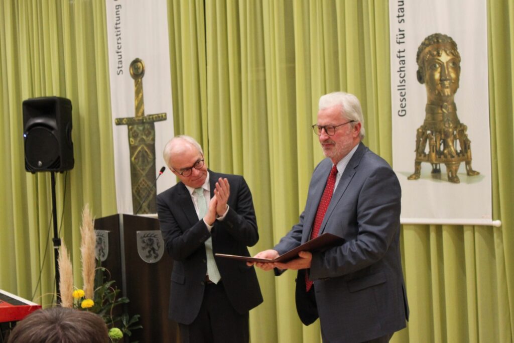 Verleihung des Stauferpreises 2023 an Prof. Dr. Ferdinand Opll